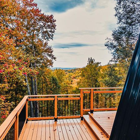 Secluded Mtn View New! 10 Mins To Gatlinburg Or Park Villa Exterior photo