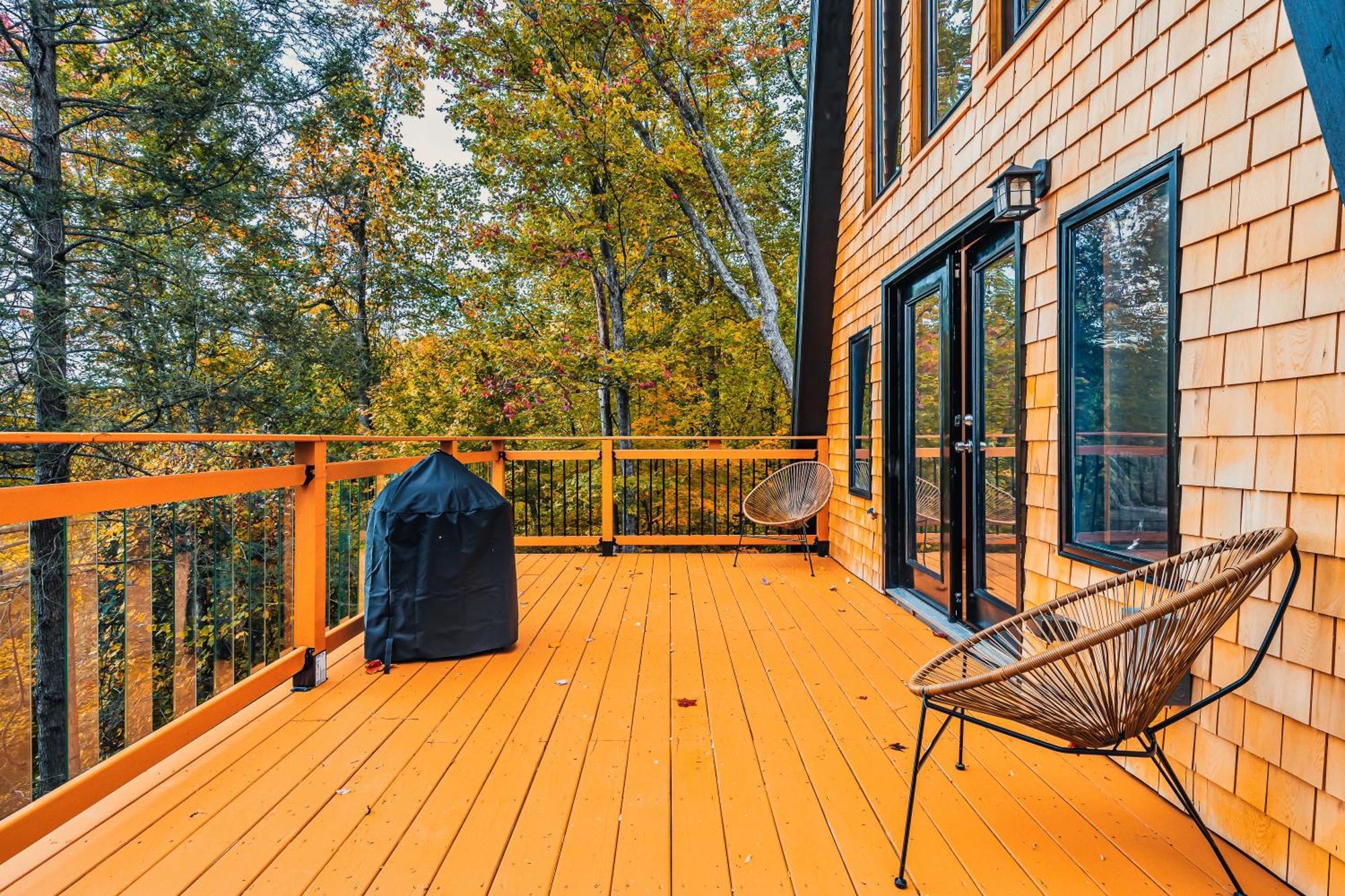 Secluded Mtn View New! 10 Mins To Gatlinburg Or Park Villa Exterior photo
